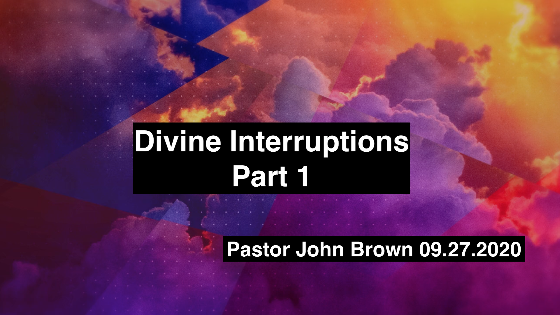 Divine Interruptions