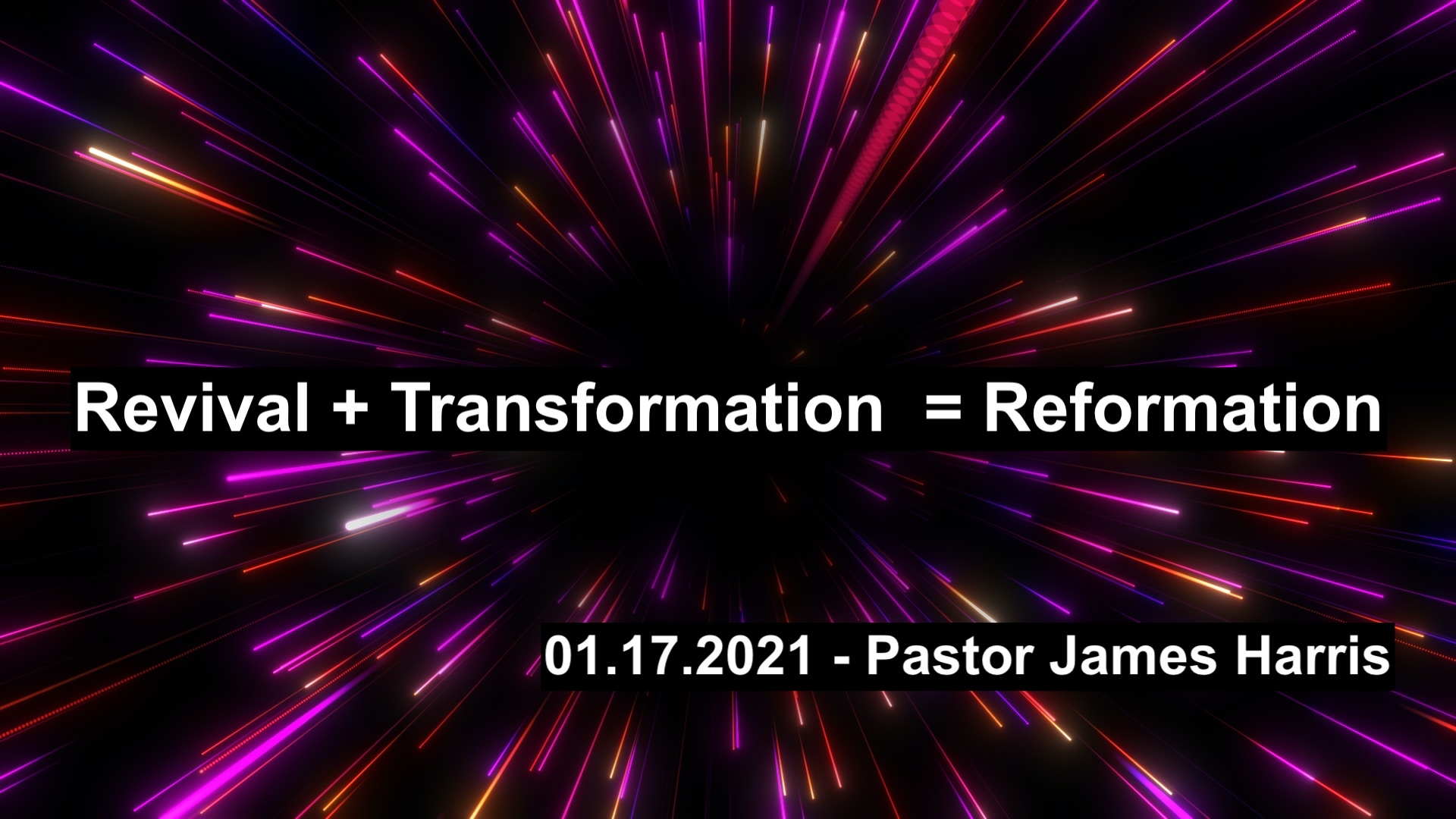 Revival + Transformation = Reformation