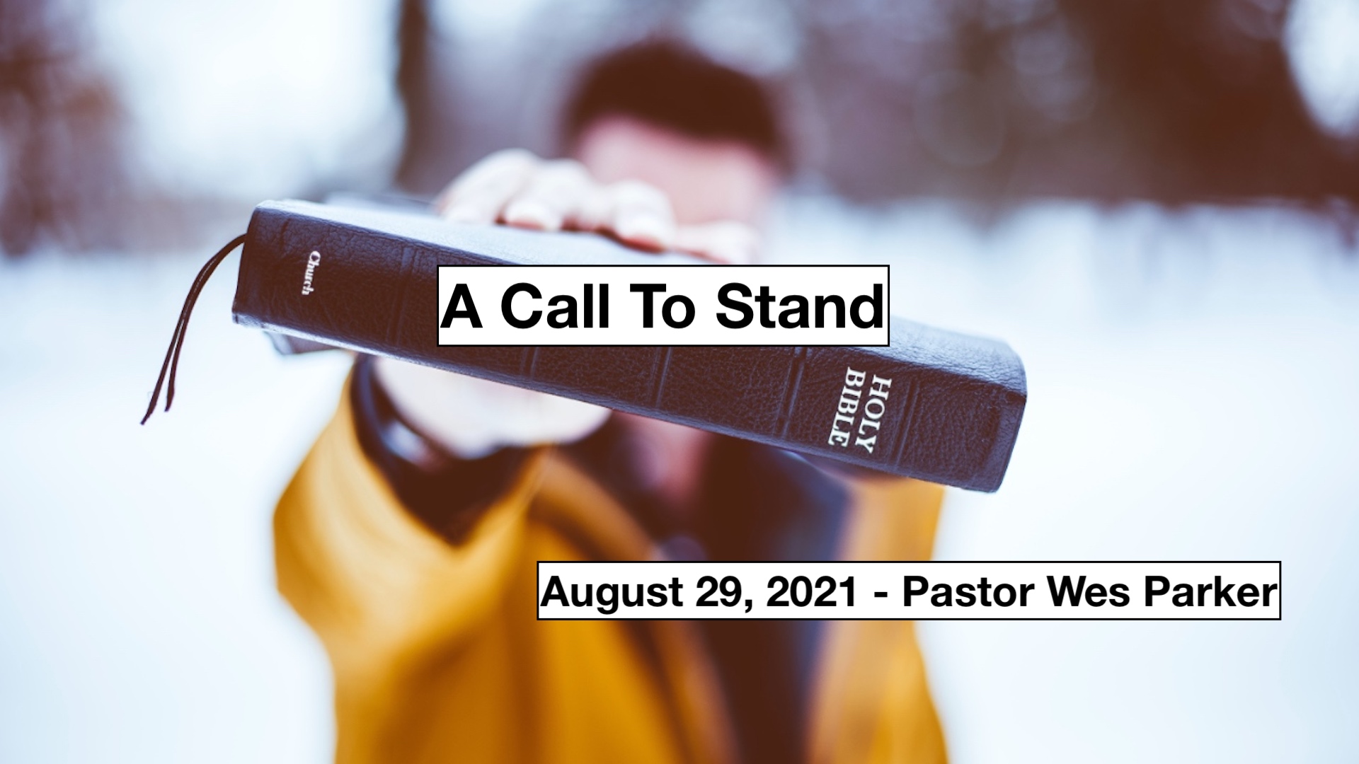 A Call To Stand