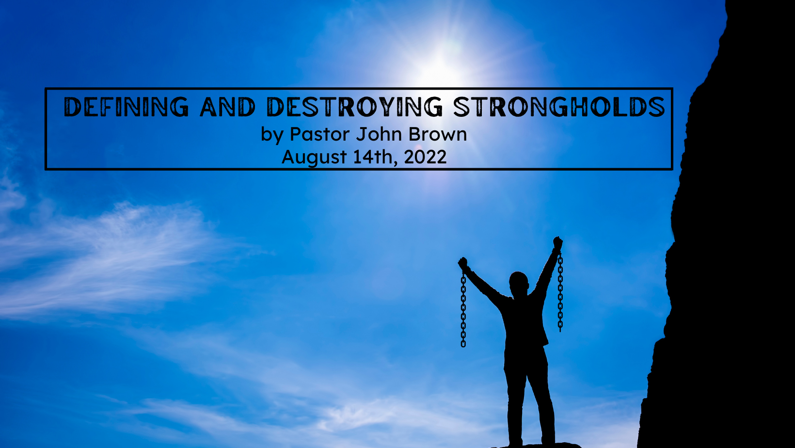 Defining and Destroying Strongholds (Part 2)