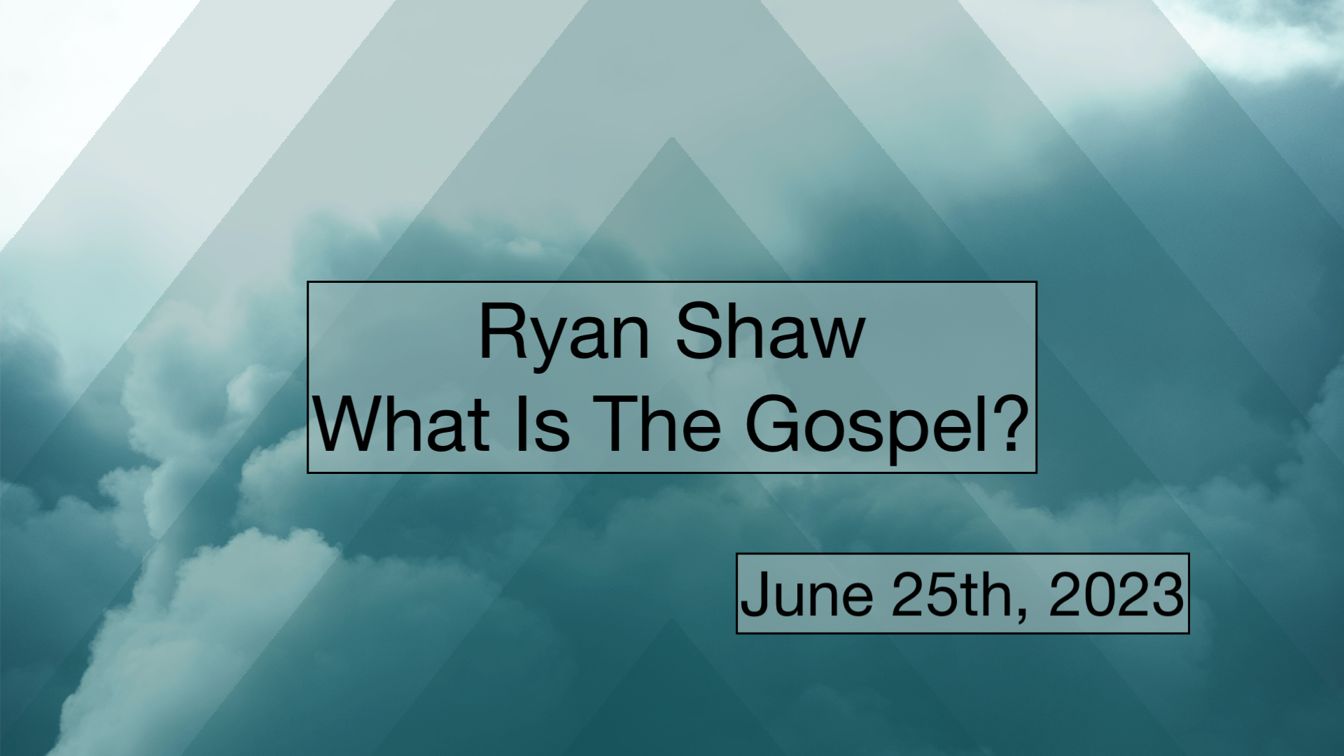 What Is The Gospel?