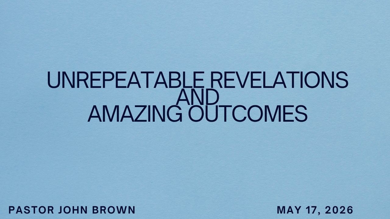 Unrepeatable Revelations And Amazing Outcomes